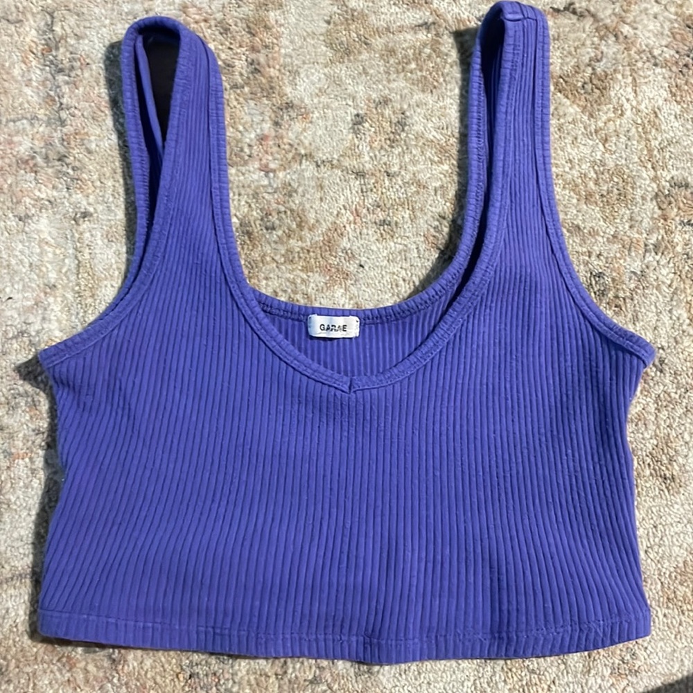 Garage v neck top
